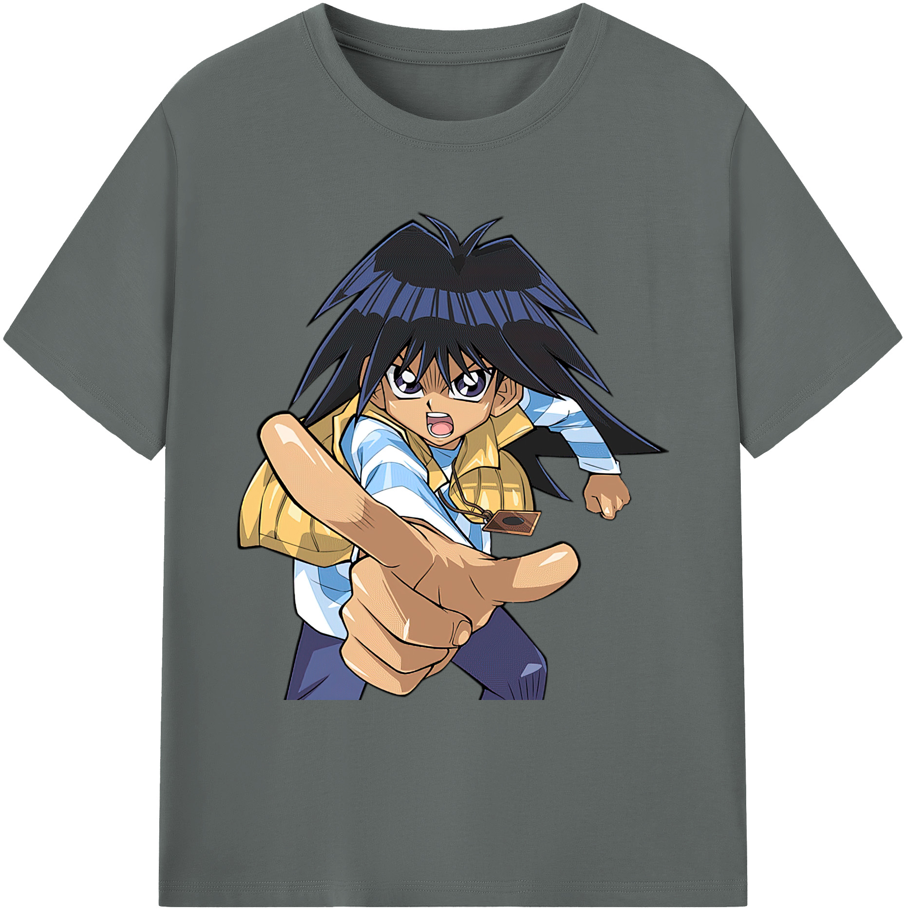 （画像用） 遊☆戯☆王 Yu-Gi-Oh! 綿100％ メンズ半袖Tシャツ｜肌触りやわらか＆通気性